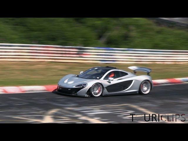 McLaren P1 'XP2R' testing HARD at the Nürburgring!