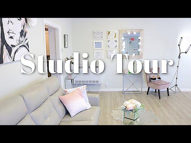 Studio Tour. Microblading and Eyelash extensions