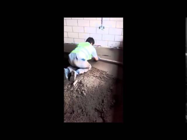 How to lay floor screed, , installing floor screed, underfloor heating screeding