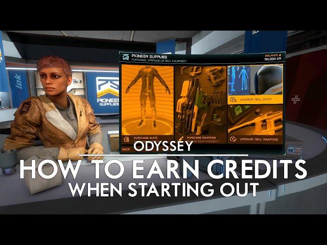 Elite Dangerous Odyssey - How To Earn Credits For A New Suit And Weapon