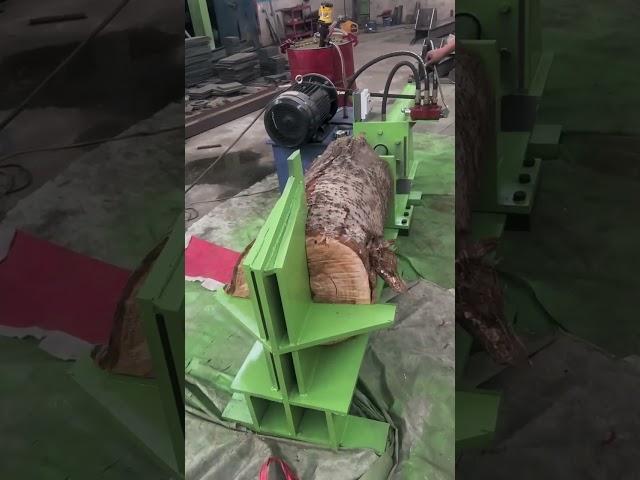 Hydraulic wood splitter#Wood splitter for lumber mill#MorningHydraulic wood splitter#Large