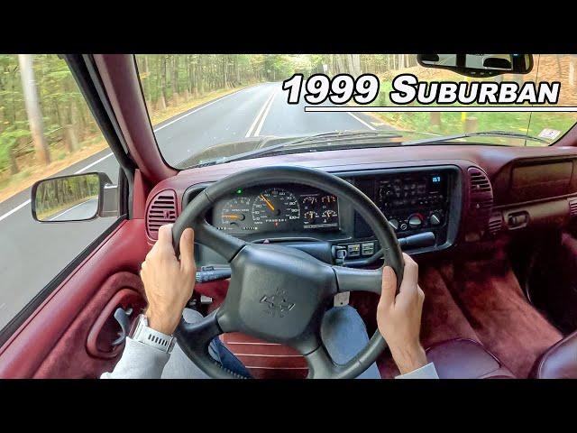 1999 Chevrolet Suburban 2500 - Driving The Big Block 454ci V8 Family Hauler (POV)