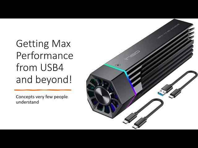 Getting Maximum Performance from USB4 and beyond!