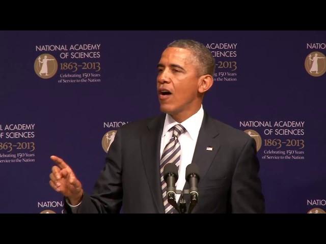 President Obama Speaks - 150th Anniversary of the National Academy of Sciences