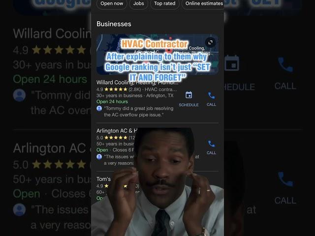 Most HVAC business owners think once their website is up, Google will just magically rank them.