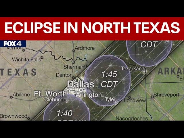 Total solar eclipse to happen over DFW in 2 months