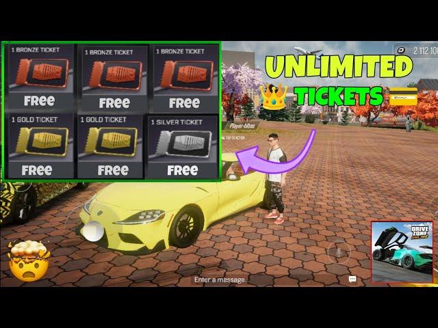 HOW TO GET UNLIMITED TICKETS IN DRIVE ZONE ONLINE | DRIVE ZONE ONLINE  GAMEPLAY