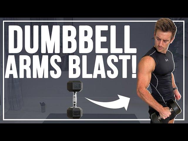 Dumbbell Arms Blast | Build Muscle in 20 Minutes at Home | #CrockFit