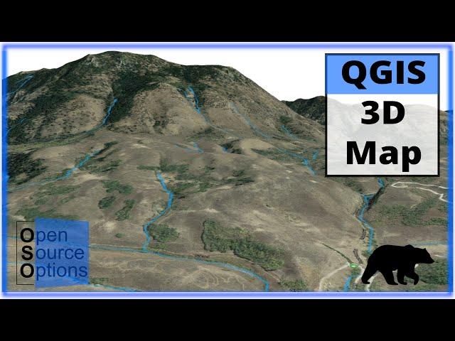 QGIS 3D Map using 3D View (Version 3.x)