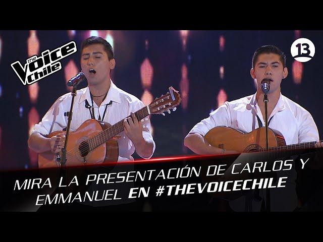 The Voice Chile | Carlos Gajardo y Emmanuel Hernández (Jibano) - Titanium