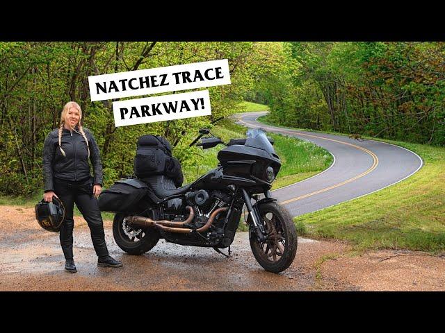 Riding the ENTIRE Natchez Trace Parkway in Two Days! Solo Motorcycle Road Trip