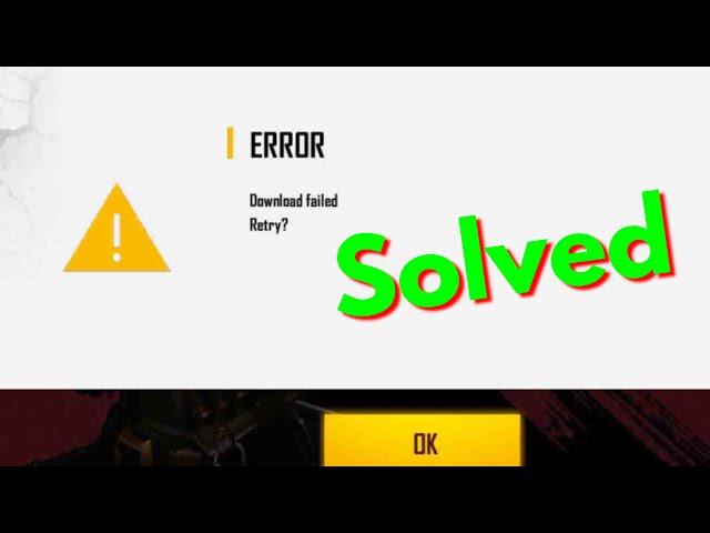 Fix Free Fire Error Download Failed Retry