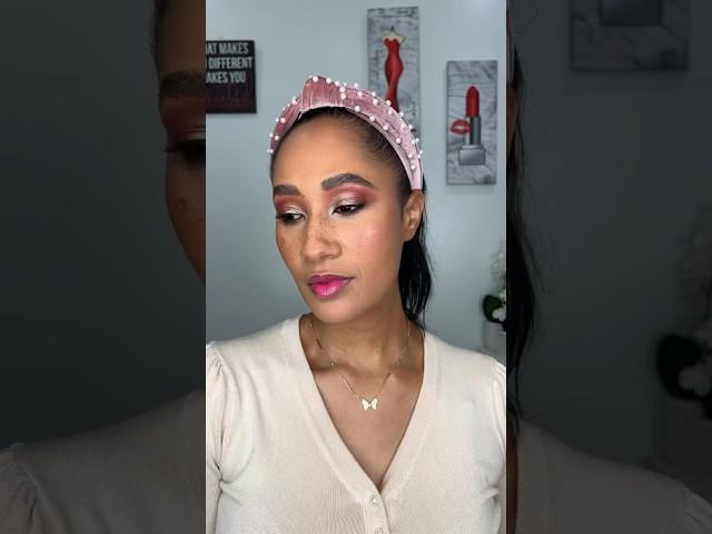 Warm, Soft Pink Makeup Look!