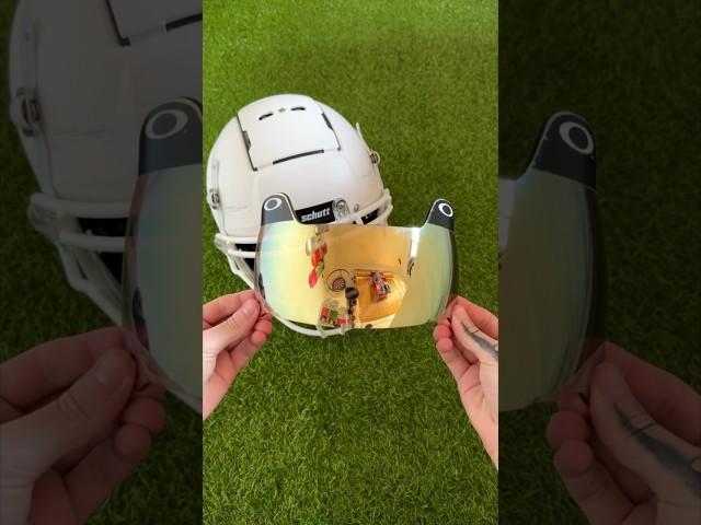 How to Put an Oakley Legacy Visor on a Schutt F7 #fyp #foryou #foryourpage #americanfootball