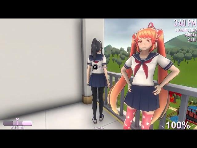 Osana moving her hips like crazy! lol - Yandere Simulator