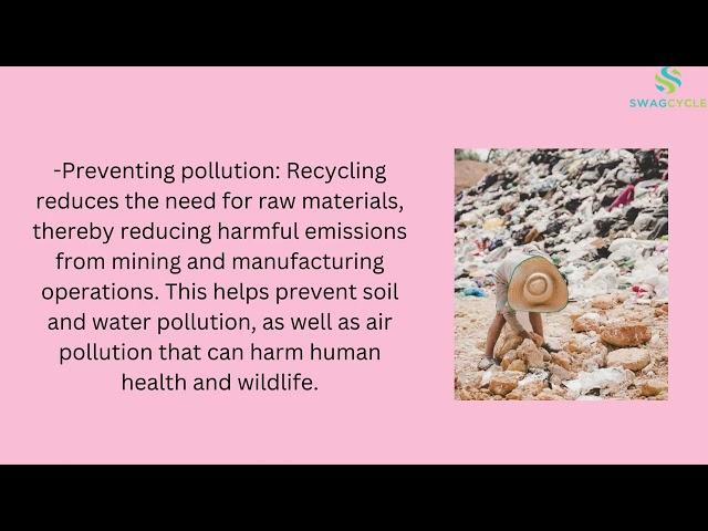 The Benefits of Recycling