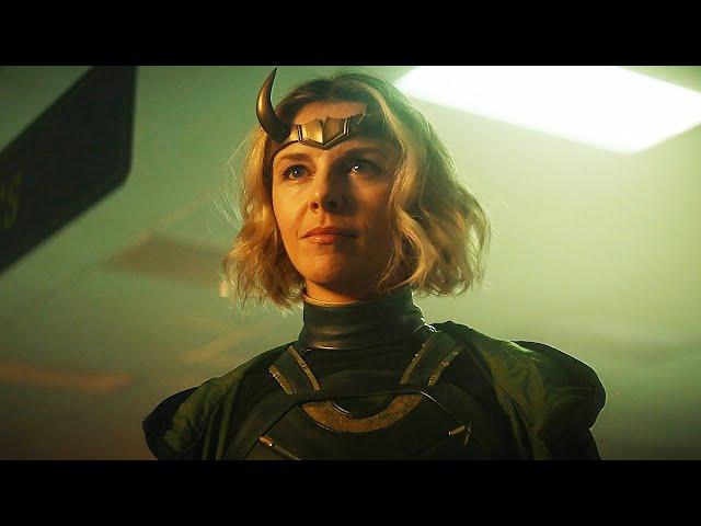 Loki Meets Sylvie For The First Time - Lady Loki Bombs the Sacred Timeline - Loki (TV Series) S1E2