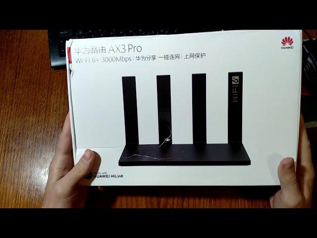 Router Huawei AX3 Pro c Wi-Fi 6+ с AliExpress Обзор + Тест