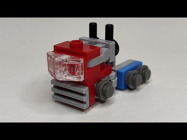 How to build a Lego Optimus Prime