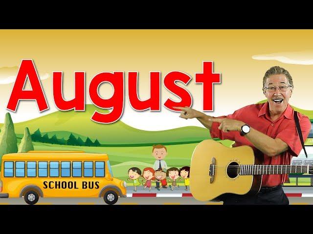 August | Back to School Song | Calendar Song for Kids | Jack Hartmann