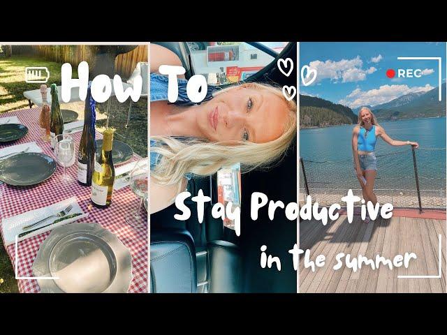 How to Stay Productive in the Summer // My top tips for staying on track