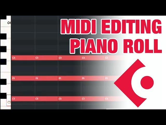 Cubase Piano roll MIDI editing