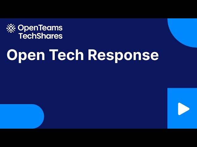 Episode 42: Open Tech Response - Open Source Directions hosted by OpenTeams