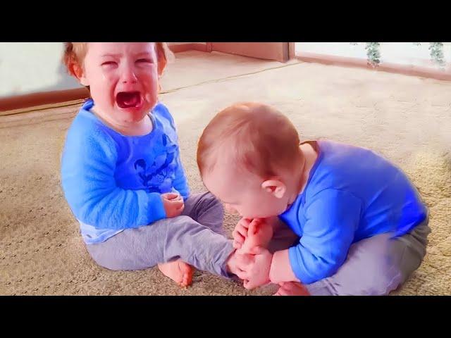 BEST Collection Of Cute Siblings Babies Moments - Funny Baby Video || Cool Peachy