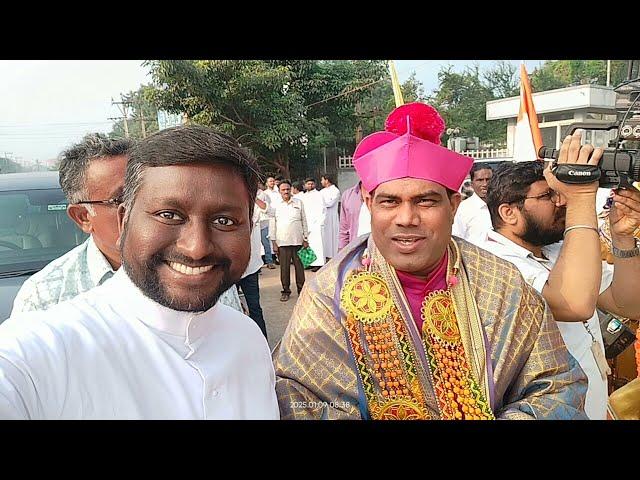 A few moments before Episcopal Ordination of Msgr. Pilli Anthony Das @ Nellore - 9 Jan 2025