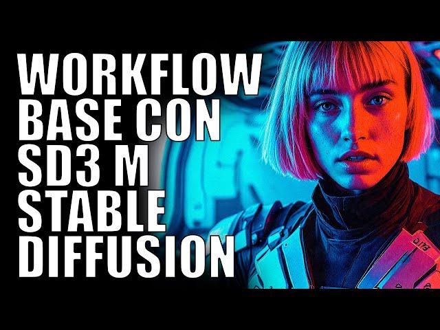 STABLE DIFFUSION 3 BASE workflow guide // ComfyUI