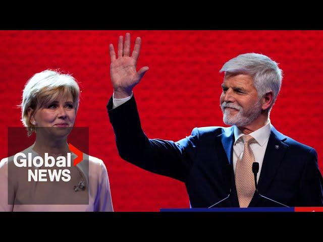 Winner of Czech presidential election, Pavel, thanks supporters
