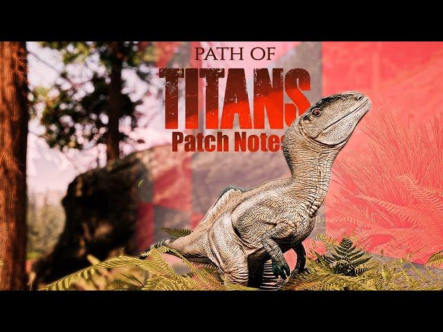 Path of Titans - Patch Notes: Could AI be released soon? | Smaller Map | Tutorial Cave Overhaul