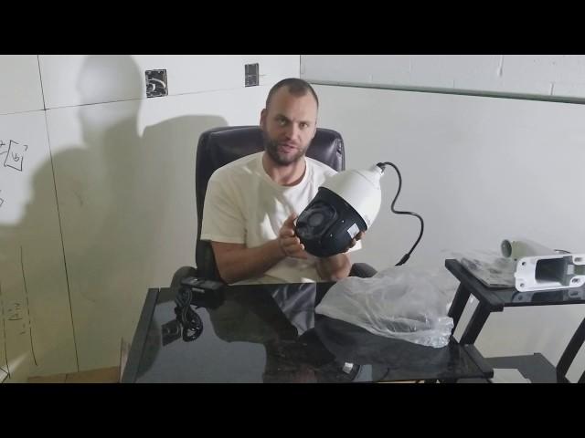 Sunba PTZ IP camera unboxing