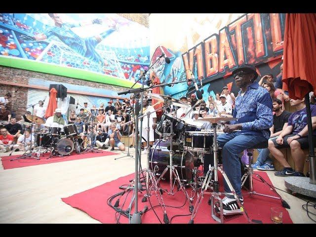 BATTLE OF FAMOUS DRUMMERS BERNARD PURDIE VS TONY ALLEN. BATTLE OF GODS. V1 FESTIVAL 22 JULY 2018