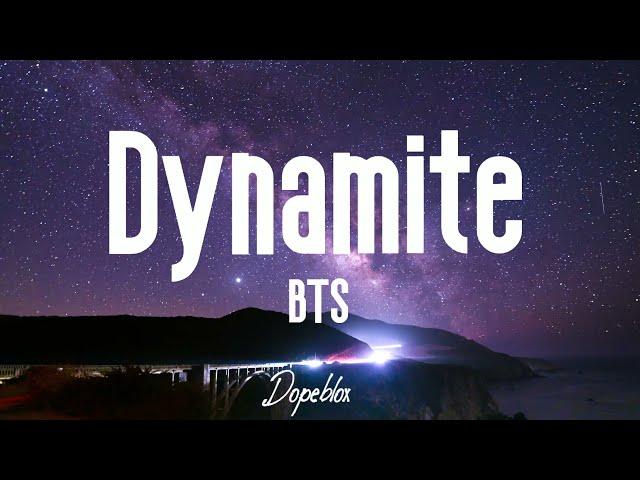 BTS - Dynamite (Lyrics) | 𝓓𝓸𝓹𝓮𝓫𝓵𝓸𝔁