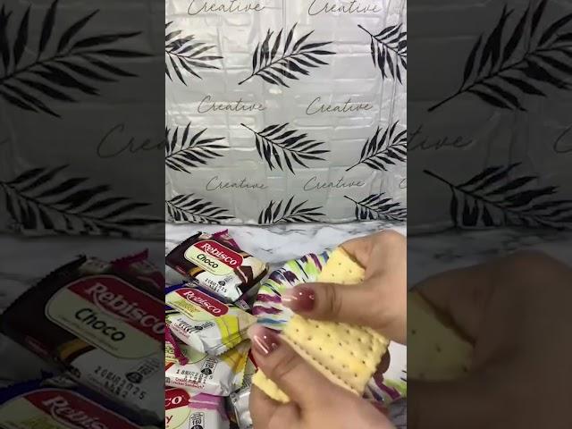 ASMR YUMMY SNACK REBISCO SANDWICH