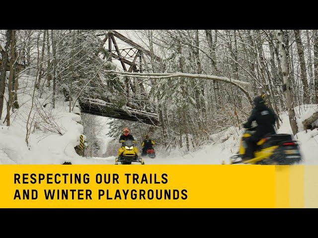 Ski-Doo - Respecting the Snowmobile Trails