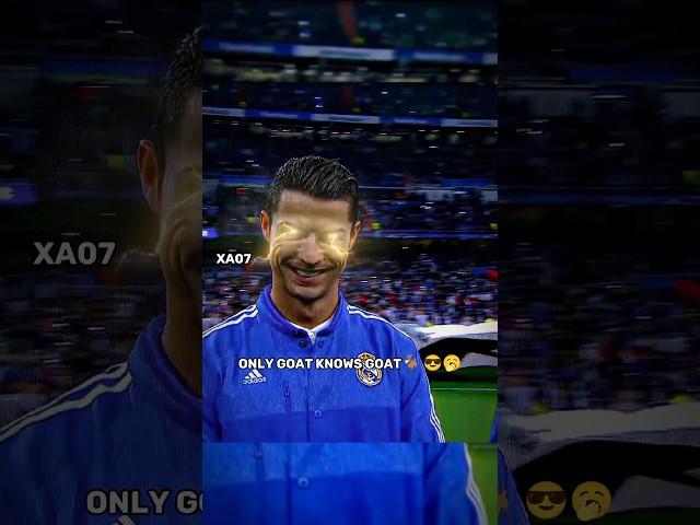 Only Goat Can Identify Goat #shorts #ronaldo #messi #shortsvideo
