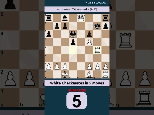 White Checkmates in 5 Moves sossos mashadov