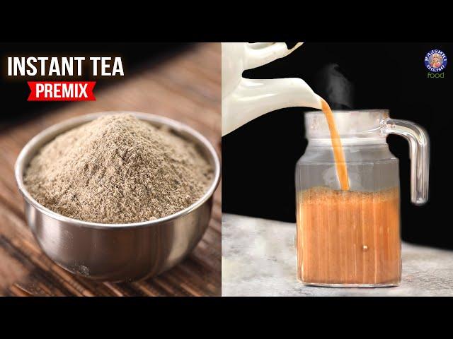 Instant Tea Premix Powder Recipe | Ready To Drink Tea - Just Add Hot Water | Travel Friendly Recipe