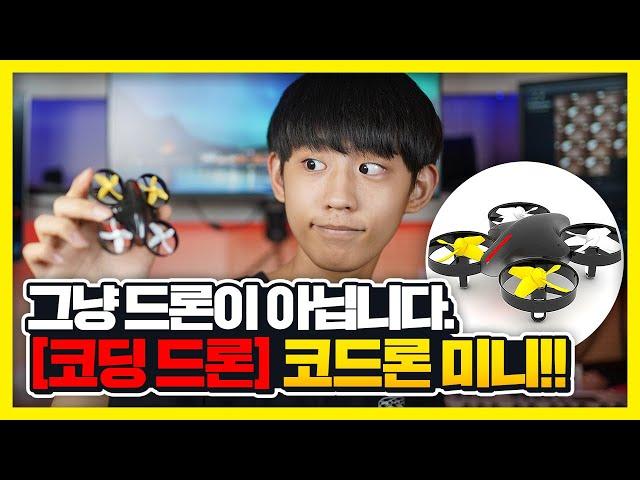 코드론 미니 언박싱 & 리뷰 자유롭게 코딩이 가능한 미니 드론 추천!! [4K]