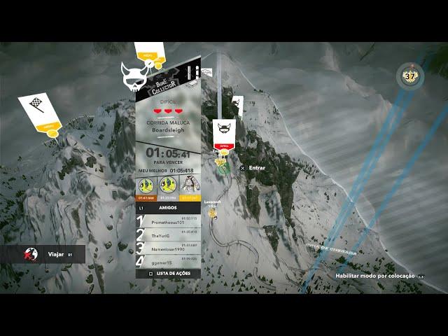 Steep - Crazy Race - Boardsleigh GOLD 1m05s41