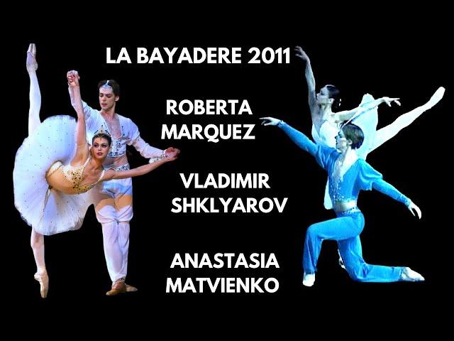 Vladimir Shklyarov & Royal Ballet's Roberta Marquez with Anastasia Matvienko in La Bayadere 2011