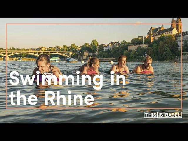 Swimming in the Rhine in Basel [Switzerland]