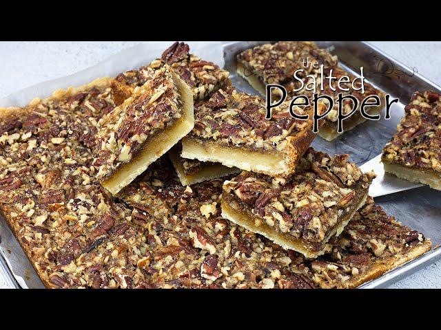 Skip the whole pie and make these delicious single serving size Pecan Pie Bars!