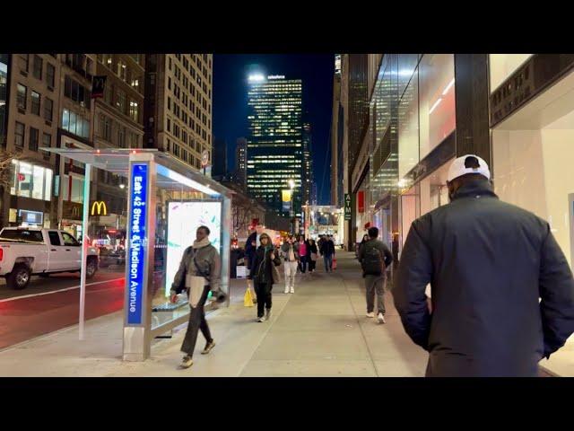 New York LIVE From Manhattan Wednesday Evening Walk (02nd April 2025)