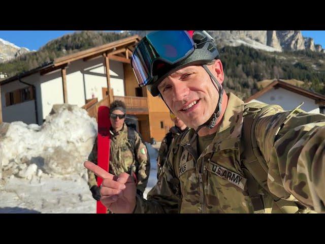 173D Paratroopers attend Italian Alpini Ski Course 2024