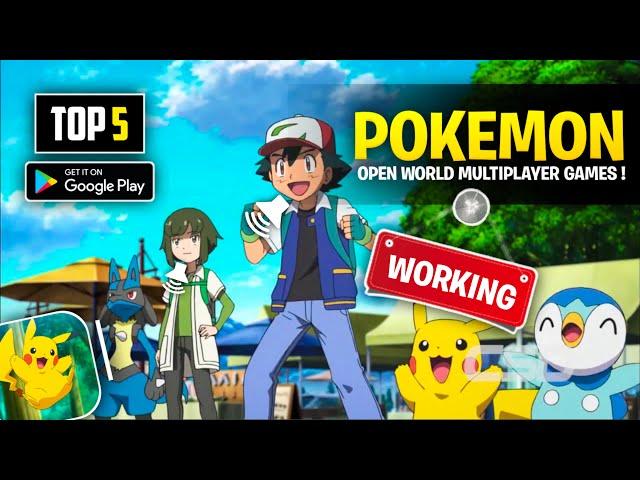 Top 5 Open World Multiplayer Pokemon Games for Android | Working Pokemon Games for Android 2024