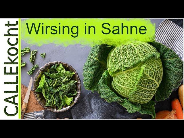 Feiner Wirsing in Sahne kochen und nach Omas Rezept zubereiten