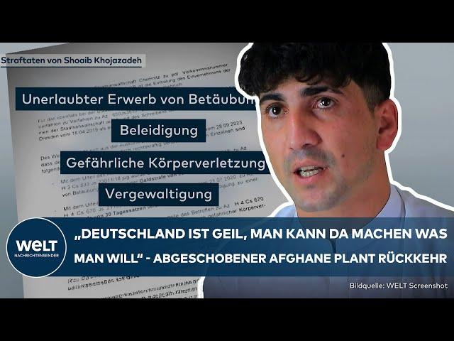 MIGRATION: Despite entry ban! Deported Afghan plans to return to Germany